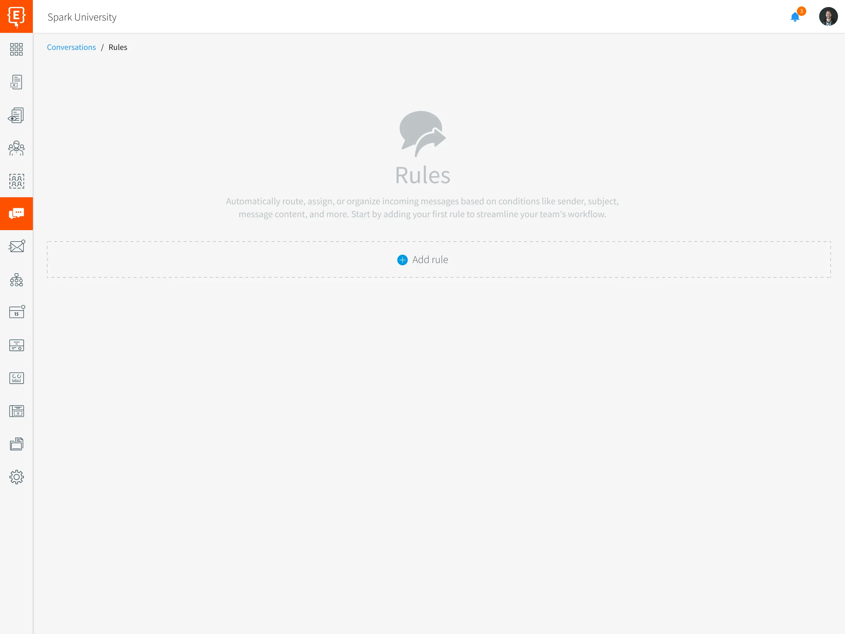 Element451 automated conversation workflows and escalation rules