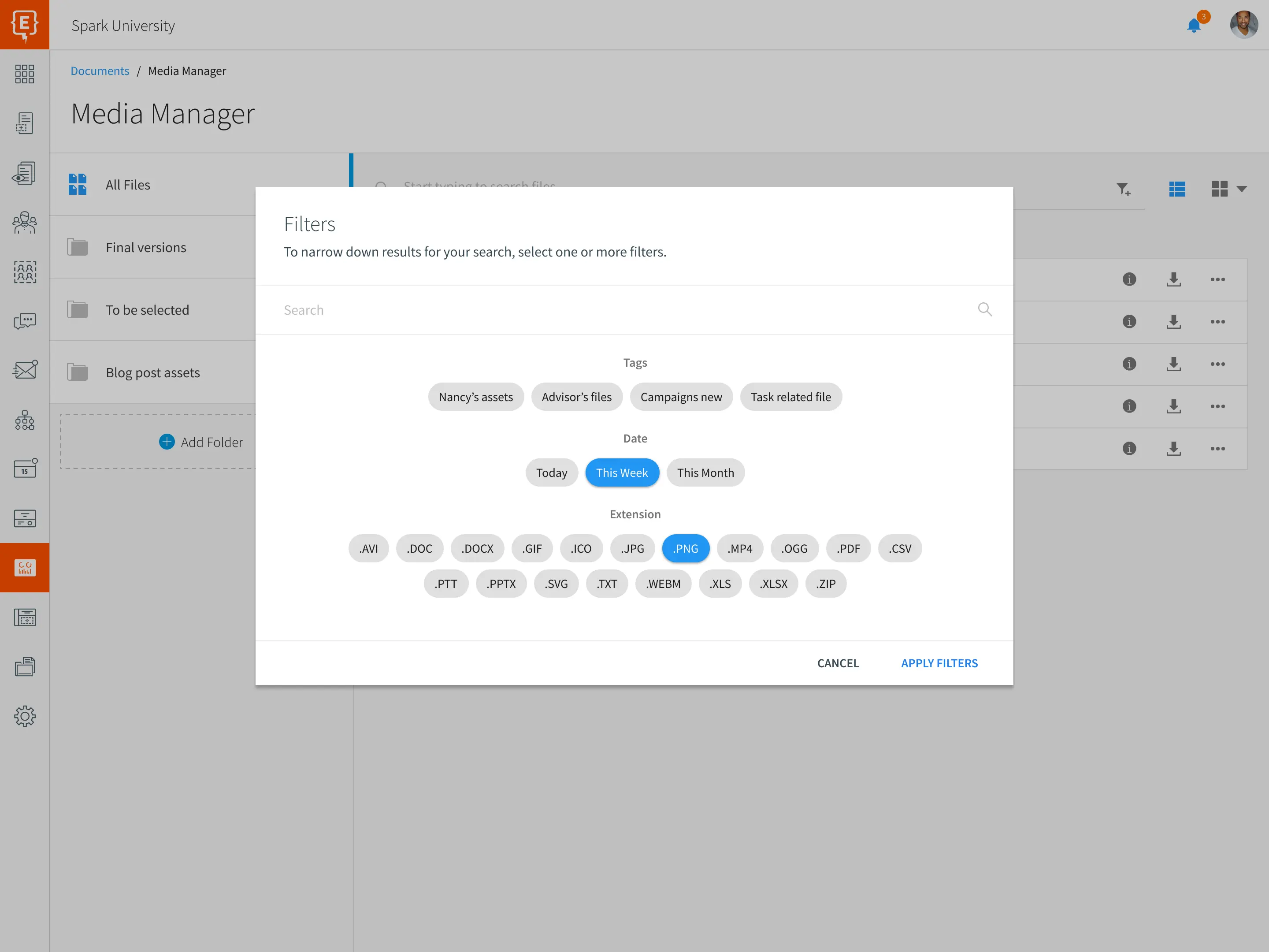 Element451 document sharing and permission management for secure collaboration