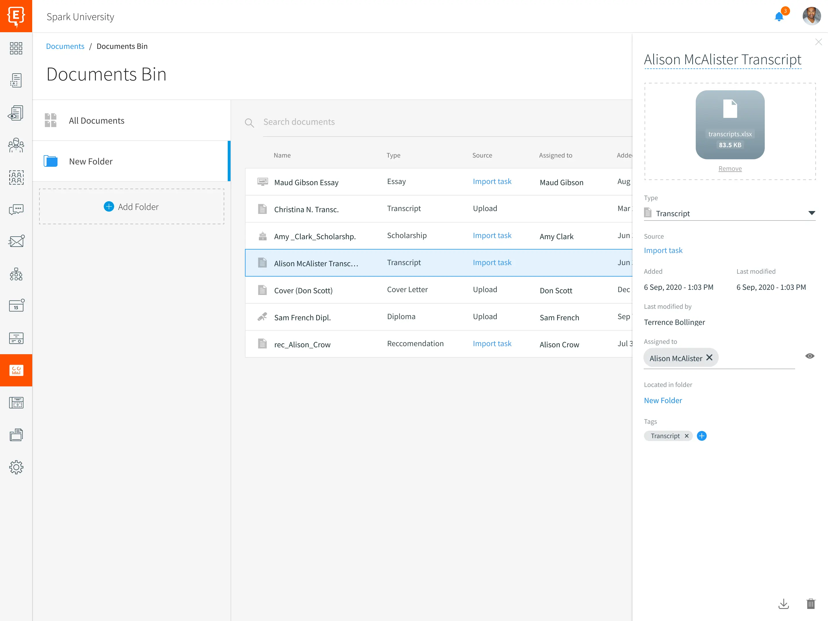 Element451 document version control and revision history tracking