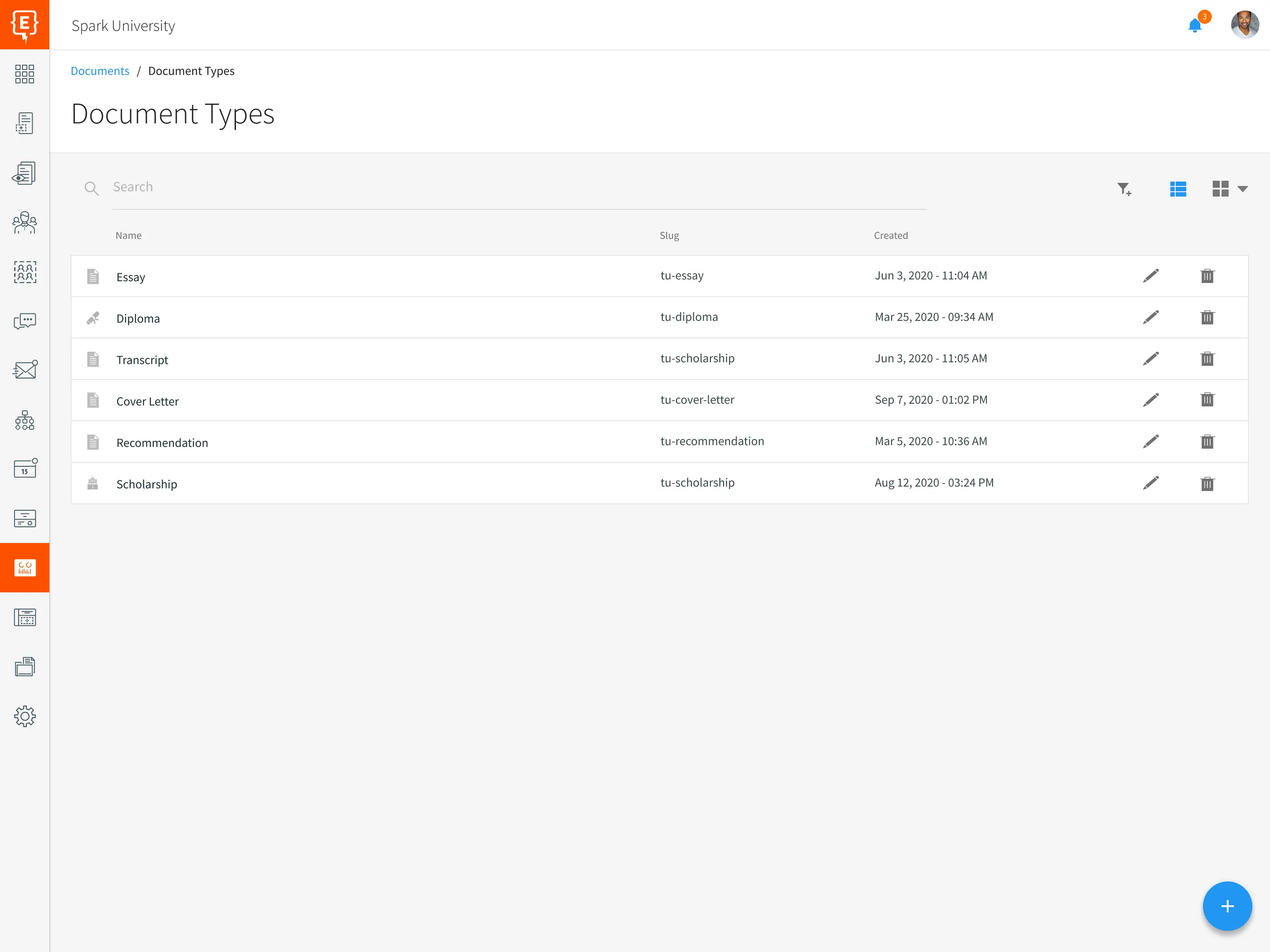 Element451 document approval workflow with review stages and notifications