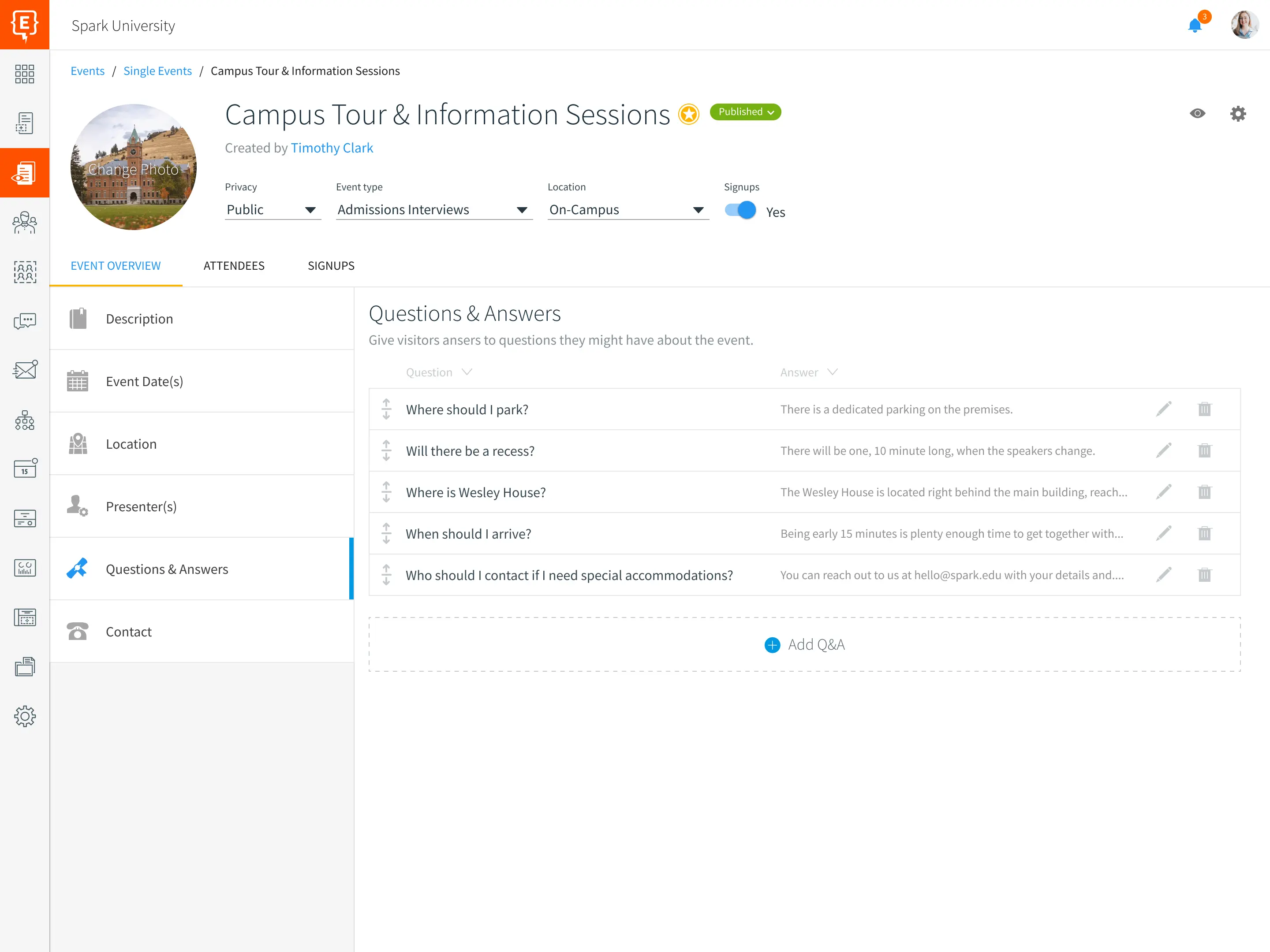 Element451 event promotion tools with email campaigns and social media integration