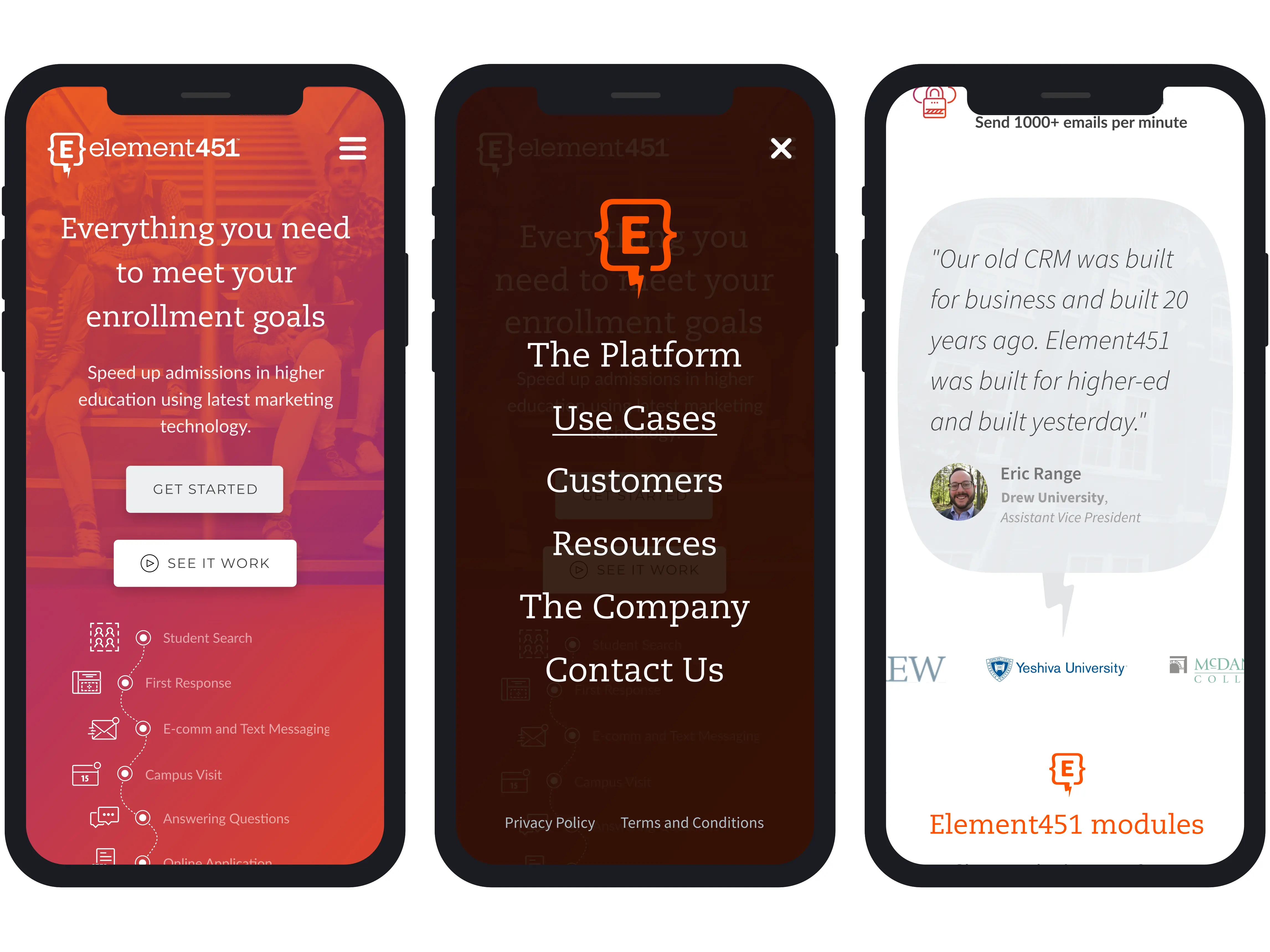 Element451 Website Mobile