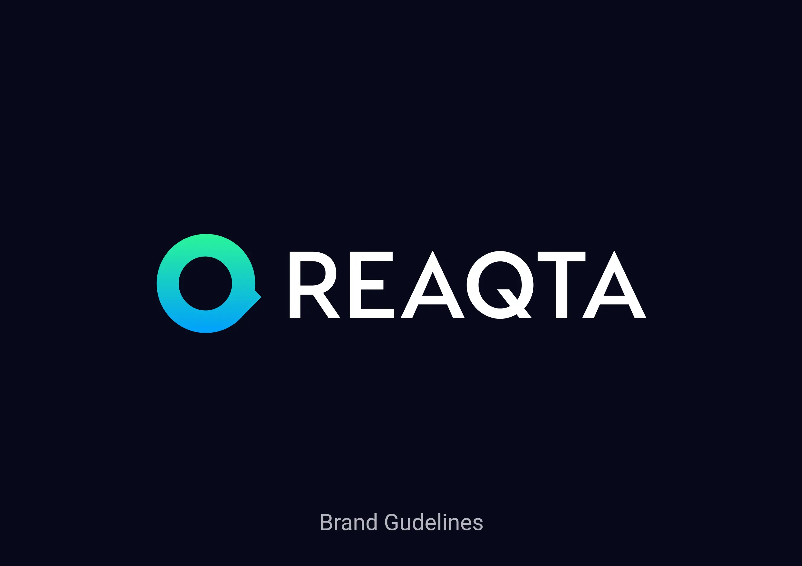 ReaQta brand book page 1