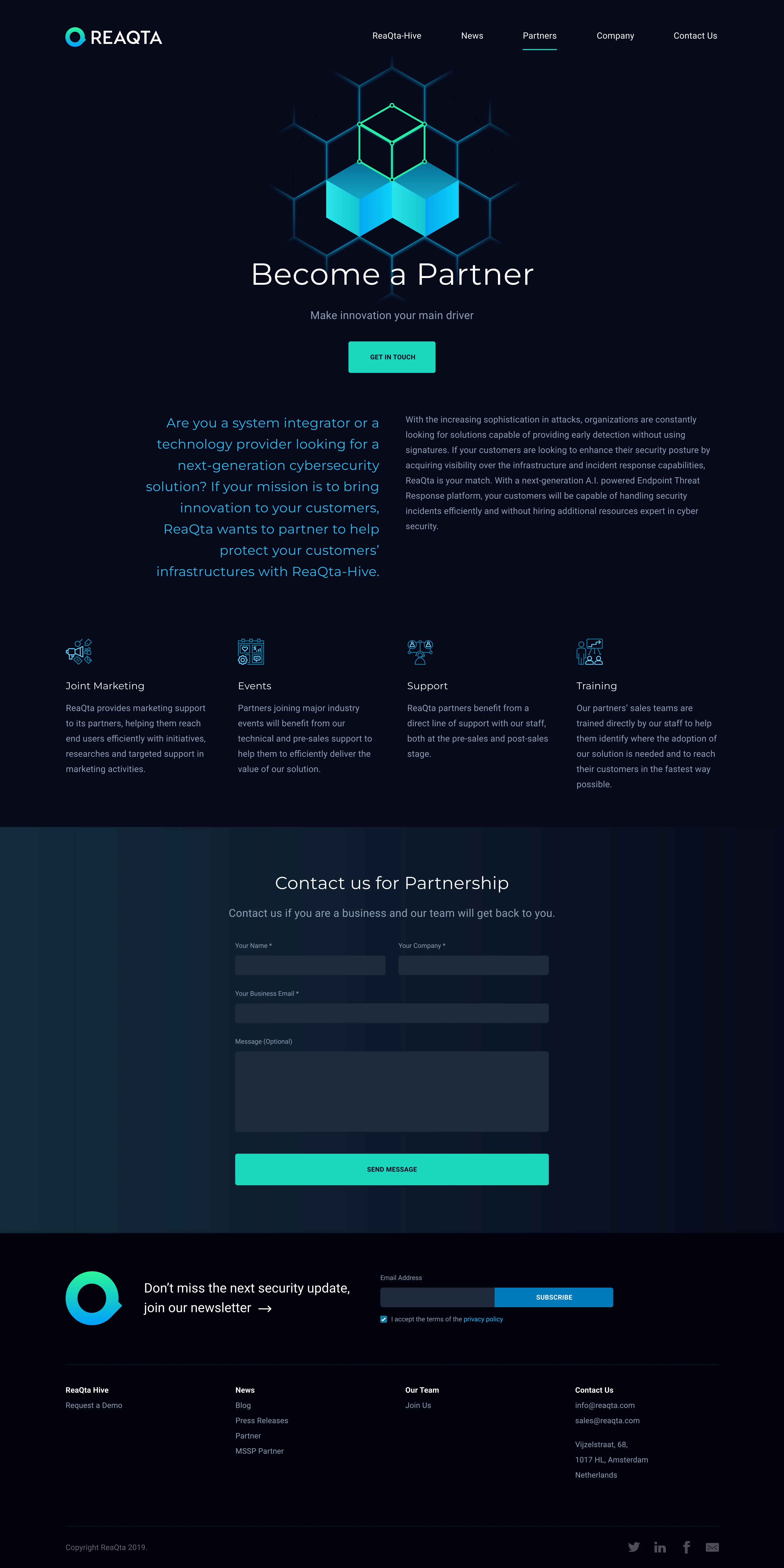 ReaQta Website 3